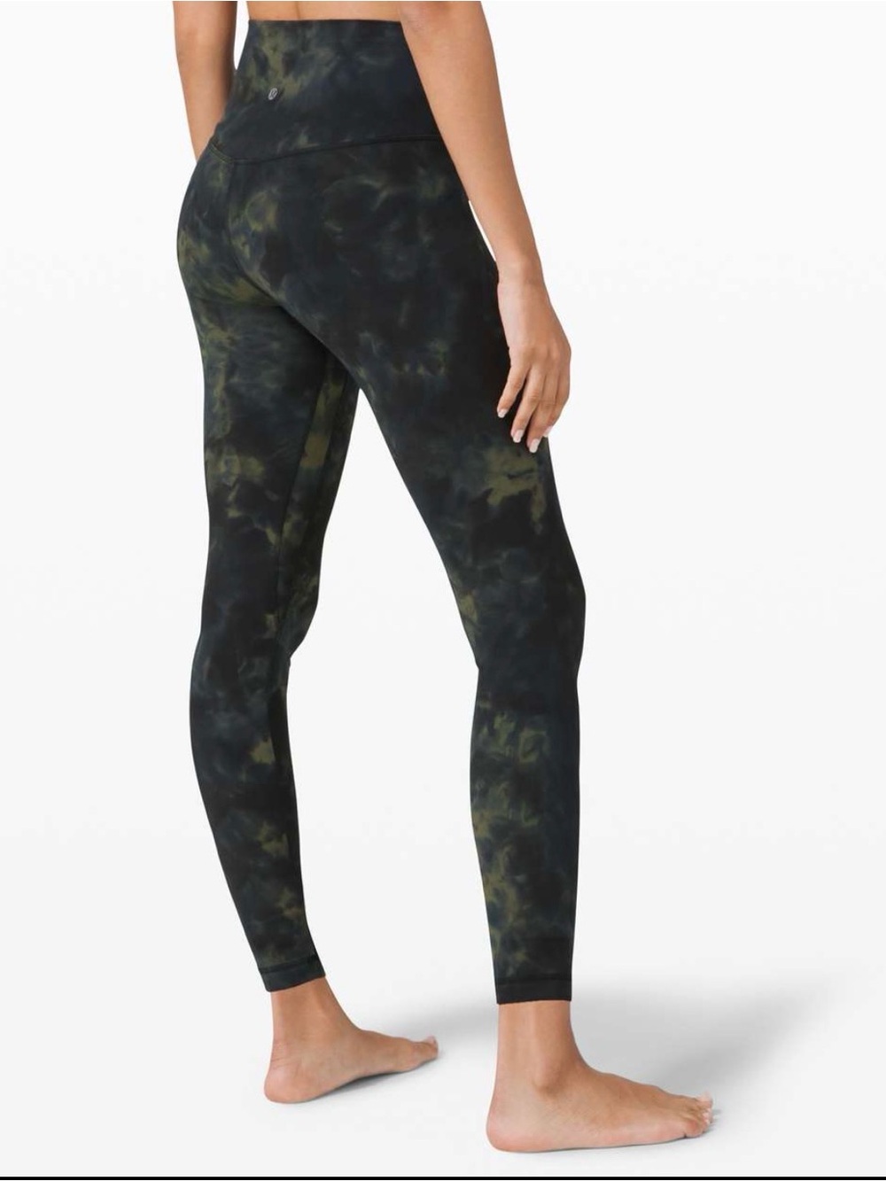 Lululemon Align High Rise Diamond Dye Bronze Green Leggings Size 4
